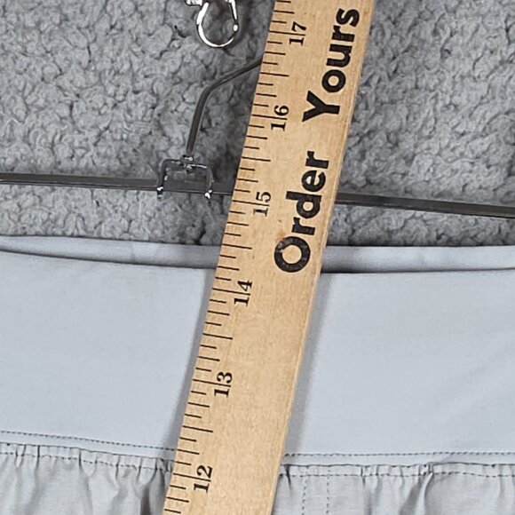 alo Track Sweat Pants Womens Size Large Silver Reflectors Tapered Leg Relaxed - Picture 12 of 12